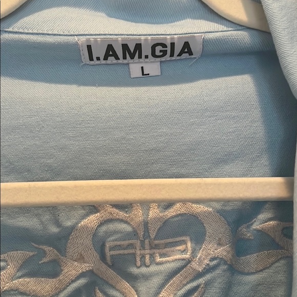 I.AM.GIA. Women’s Blue and White Jumpsuit - Picture 3 of 4